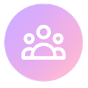 Conference icon for business meetings and professional networking
