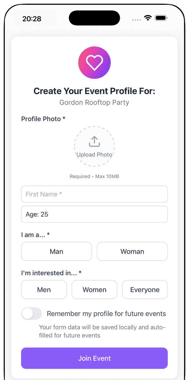 Create temporary profile